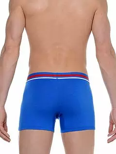 Мужские трусы макси в спортивном стиле синего цвета HOM Flag 08868cW1c1